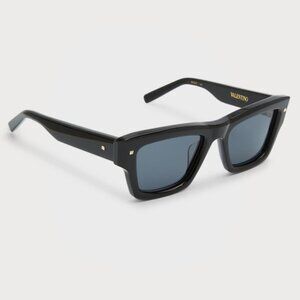NEW VALENTINO XXII Square Acetate & Titanium Sunglasses VALENTINO VLS-106A